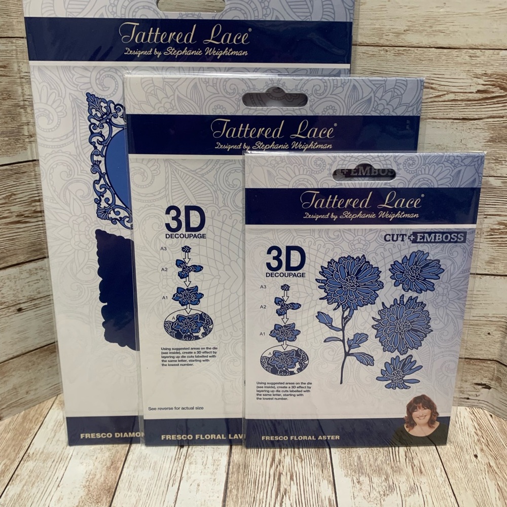 Tattered Lace 3D Decoupage Cut&Emboss Dies